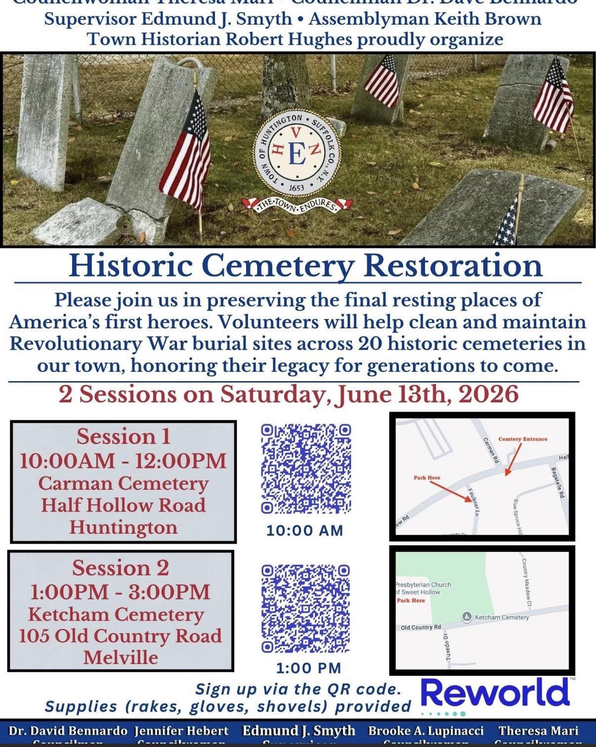 Historic Cemetery Restoration - Free