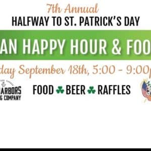 7th Annual Half-Way to St. Patrick's Day - Hibernian Happy Hour & Food Drive