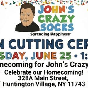 John's Crazy Socks - Ribbon Cutting - Grand Opening - Free