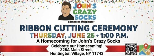 John's Crazy Socks - Ribbon Cutting - Grand Opening - Free