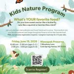 Kids Nature Program: What's YOUR Favorite Food? - Free