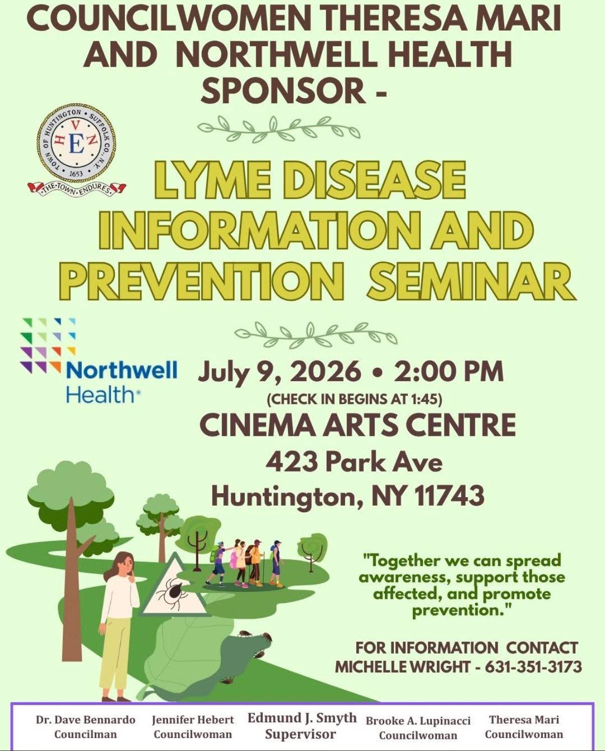 Lyme Disease Information and Prevention Seminar - Free