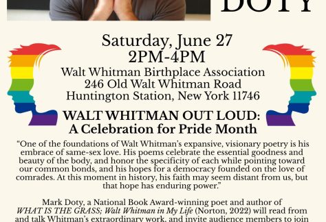 Pride Month: Walt Whitman Out Loud with Mark Doty
