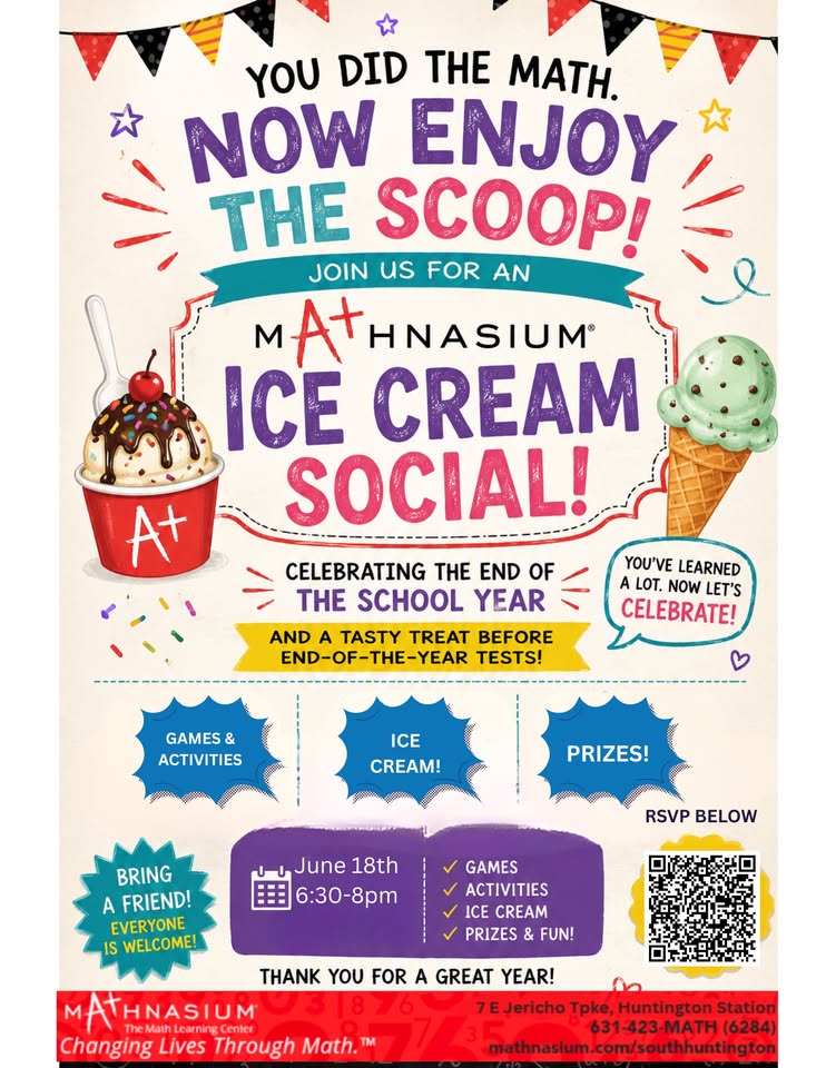 Mathnasium Ice Cream Social - Free