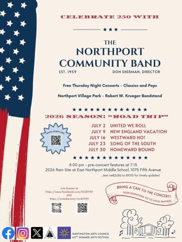Northport Community Band Concert Series - "Road Trip" - Free