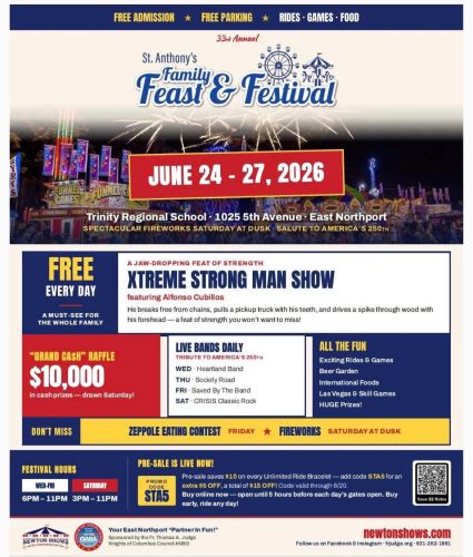 St. Anthony's Family Feast & Festival - Free Admission