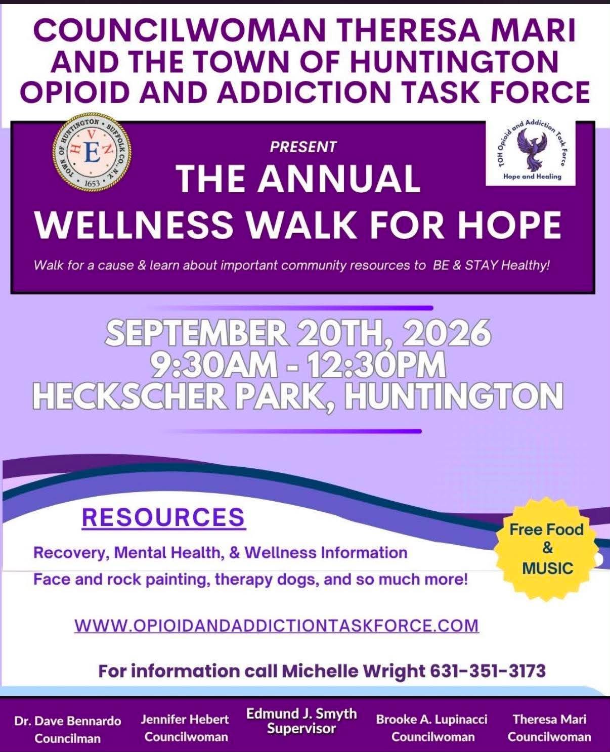 Annual Wellness Walk For Hope - Free