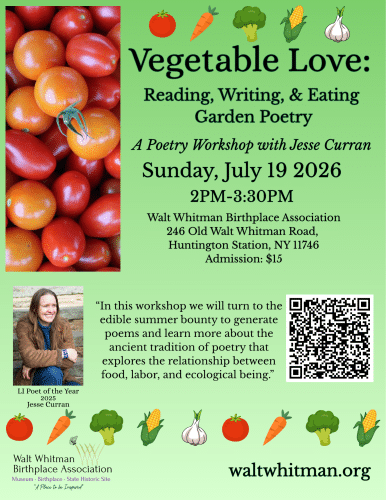 Poetry in the Garden Workshop