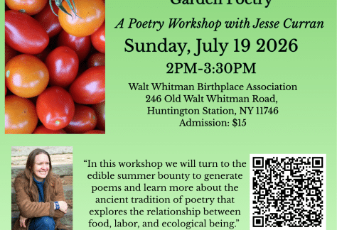 Poetry in the Garden Workshop