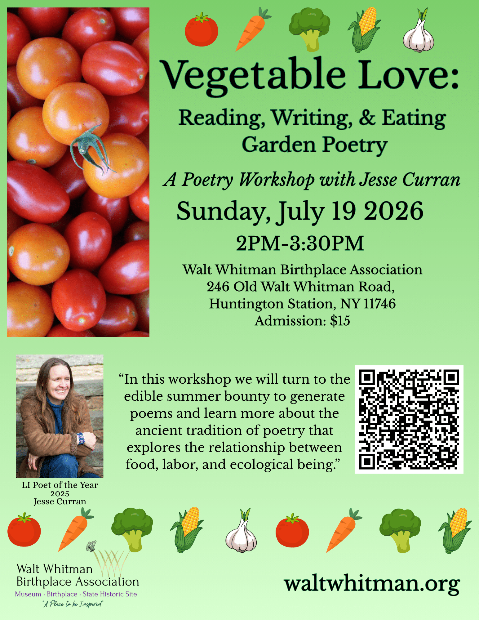 Poetry in the Garden Workshop