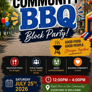 Faith Missionary Baptist Church Community BBQ Block Party – Free