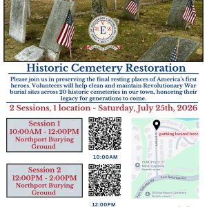 Historic Cemetery Restoration – Free
