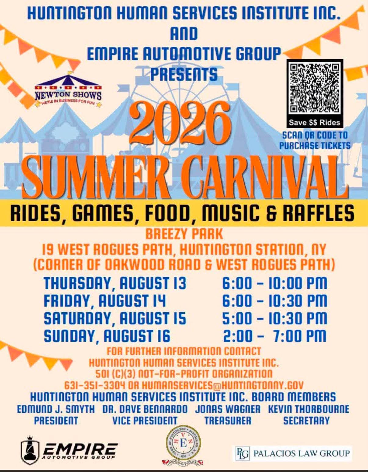 2026 Summer Carnival – Breezy Park + NY Knicks Legend John Starks