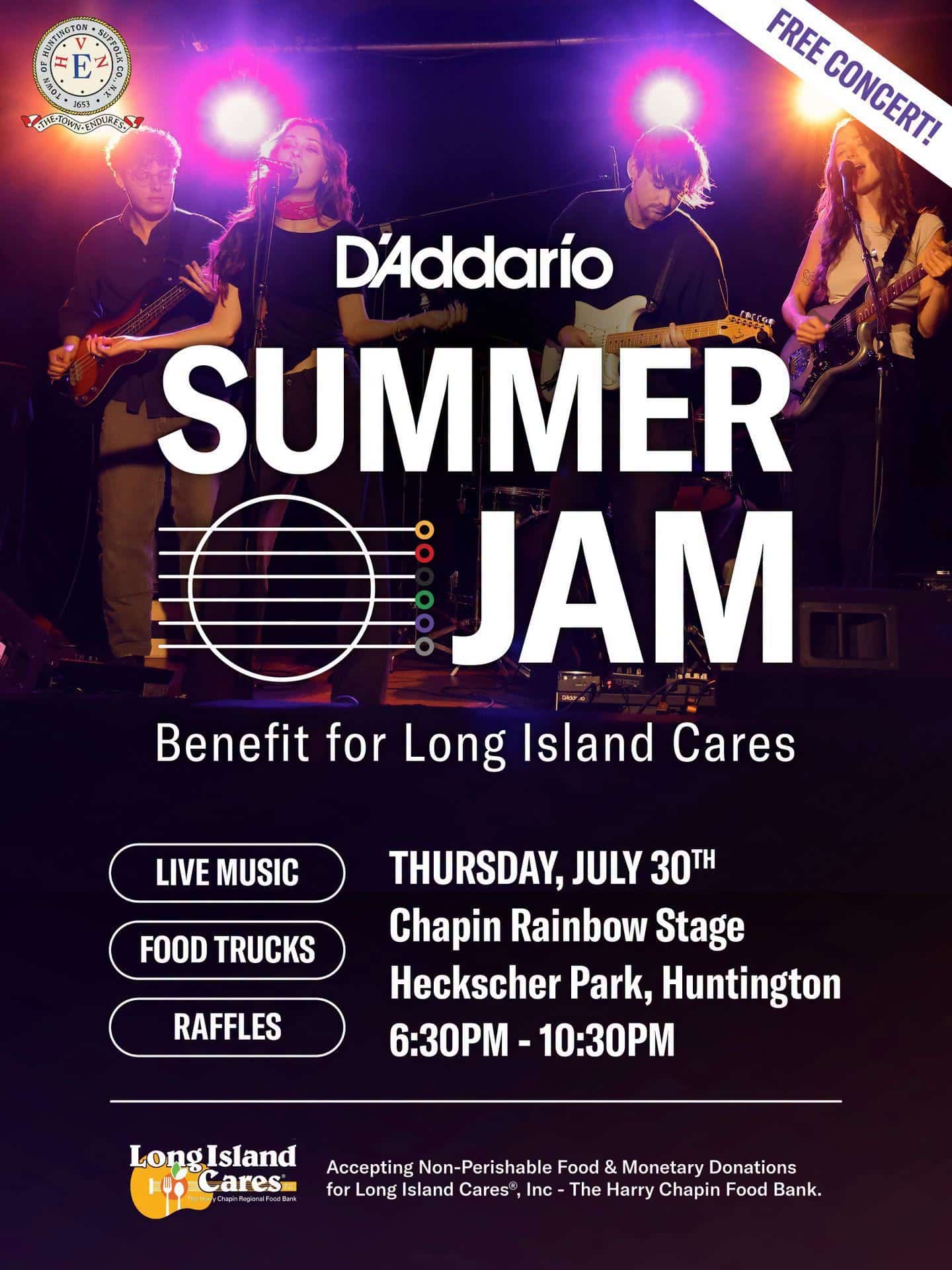 Summer Arts Festival - D'Addario Summer Jam – Free - 6:30 PM