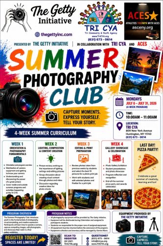 Summer Photography Club - FREE