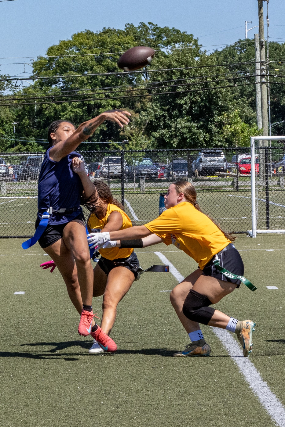 Girls Flag Football Takes the Field at Breezy Park
