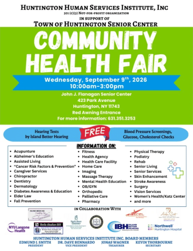 Community Health Fair – Free