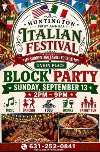 Huntington First Annual Italian Festival - Free