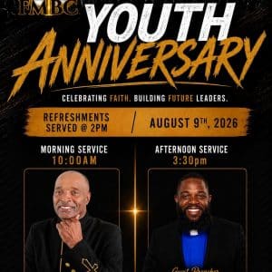 Faith Missionary Baptist Church Youth Ministry Anniversary – Free