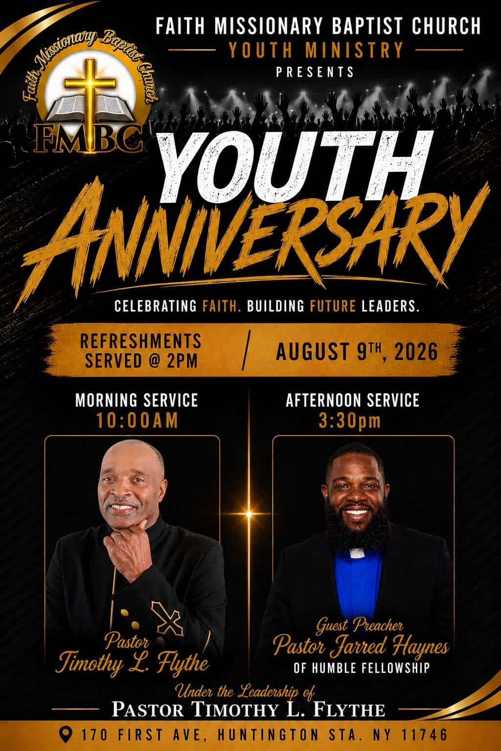 Faith Missionary Baptist Church Youth Ministry Anniversary – Free