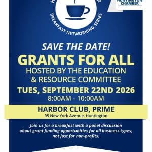 Grants For All - Huntington Chamber Breakfast Networking Series