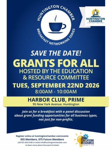 Grants For All - Huntington Chamber Breakfast Networking Series
