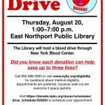 Blood Drive - East Northport Public Library