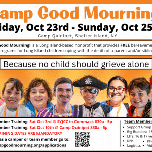 Camp Good Mourning! Looking for Team Member Volunteers, Training Dates