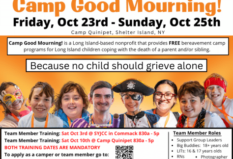Camp Good Mourning! Looking for Team Member Volunteers, Training Dates