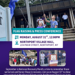 Northport Recovery Month Flag Raising – Free NEW