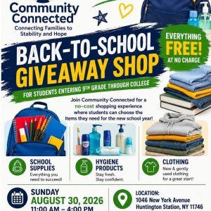 Back-to-School Giveaway Shop – 9th Grade Through College - Free