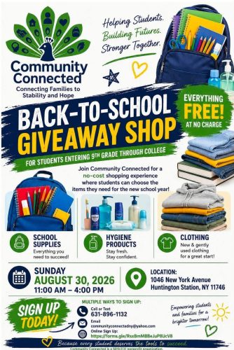 Back-to-School Giveaway Shop – 9th Grade Through College - Free