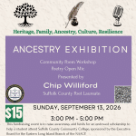 Ancestry: Poetry Workshop & Open Mic