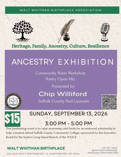 Ancestry: Poetry Workshop & Open Mic