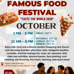 Famous Food Festival 2026 – Columbus Day Weekend at Tanger Outlets Deer Park, NY