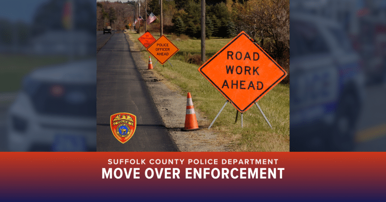 Suffolk County Police Department Move Over Law Enforcement