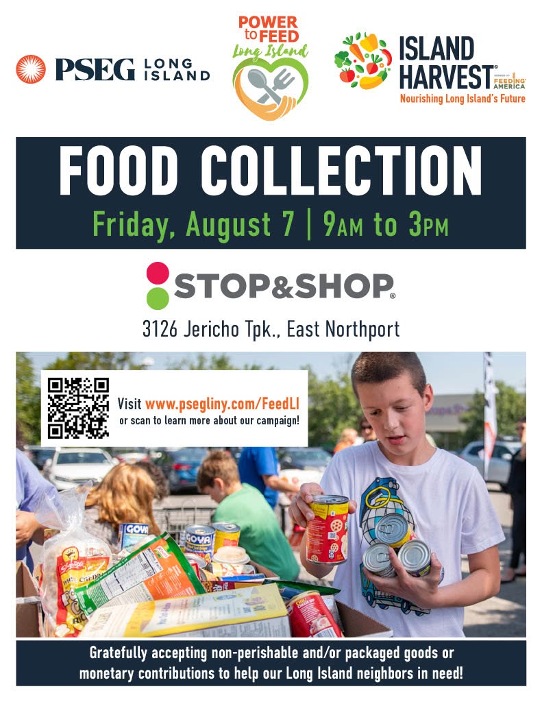 Power to Feed Long Island Food Drive – Free
