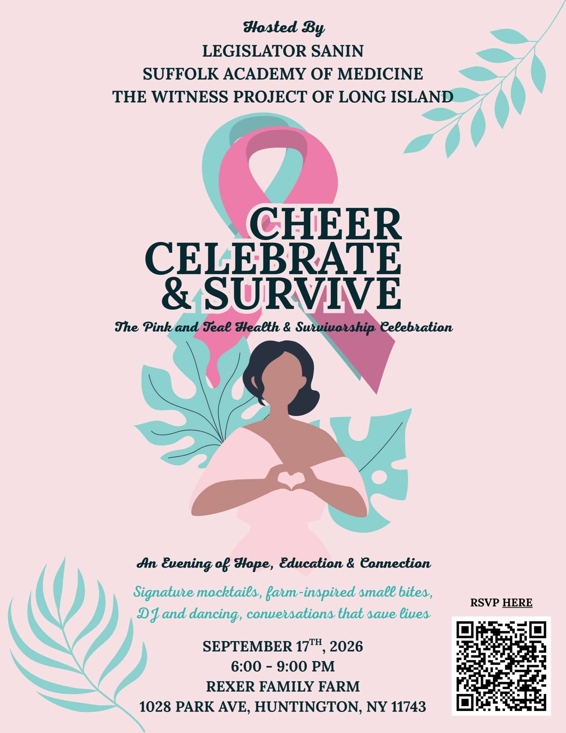 Pink & Teal Health & Survivorship Celebration - Free