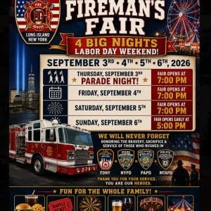 Greenlawn Fire Department Annual Fireman’s Fair - Free