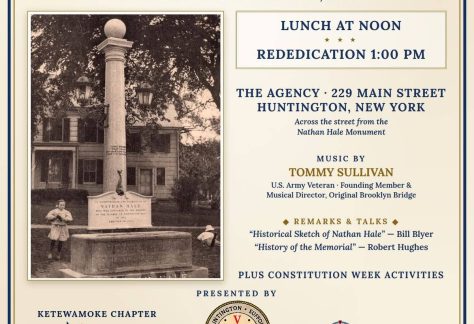 Nathan Hale Monument Rededication & Community Celebration – Free