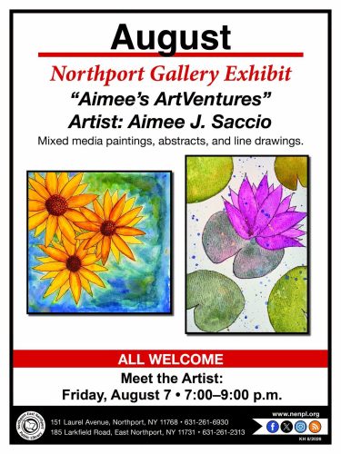 Northport Gallery Exhibit: Aimee's ArtVentures Reception - Free