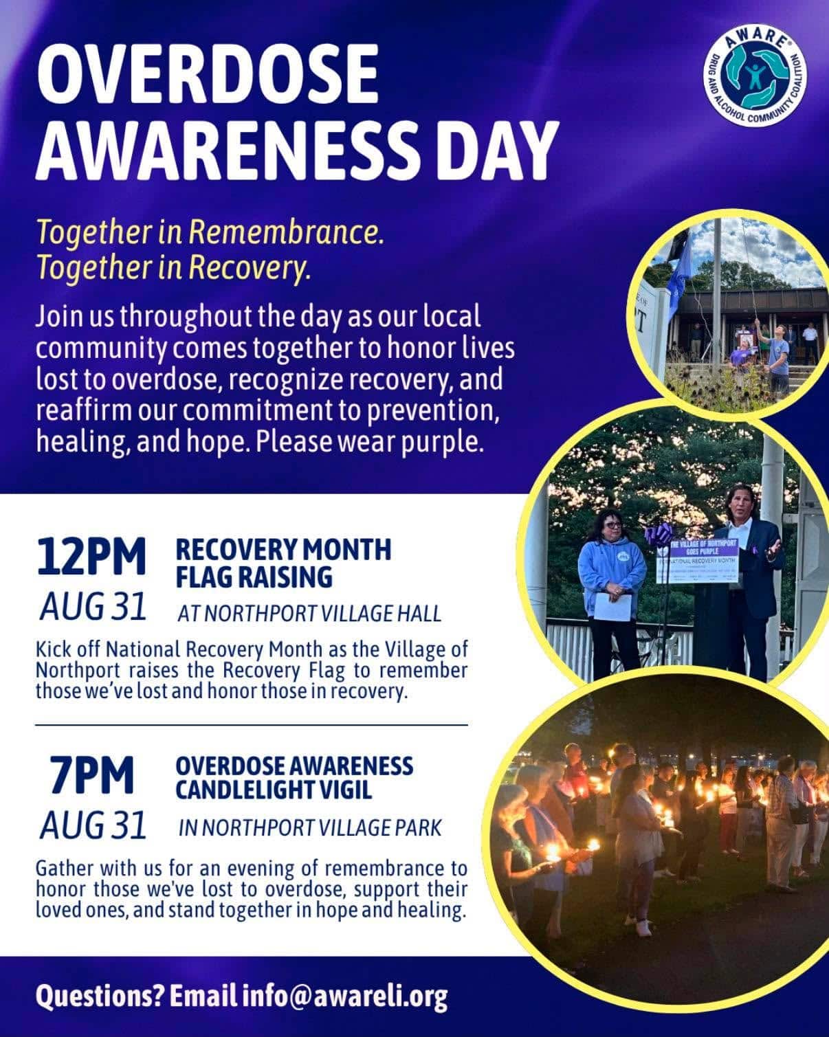 Overdose Awareness Day Candlelight Vigil