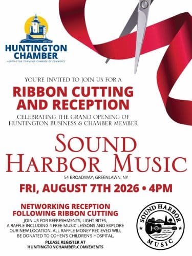 Sound Harbor Music Ribbon Cutting & Reception – Free