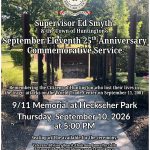 September 11th 25th Anniversary Commemorative Service - Town of Huntington