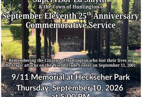 September 11th 25th Anniversary Commemorative Service - Town of Huntington