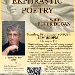 Ekphrastic Poetry with Peter Dugan
