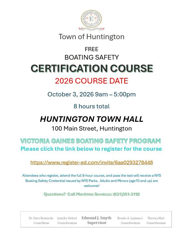 Boating Safety Certification Course – Free