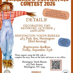 Huntington Youth Bureau Institute Scarecrow Decorating Contest 2026 – Free