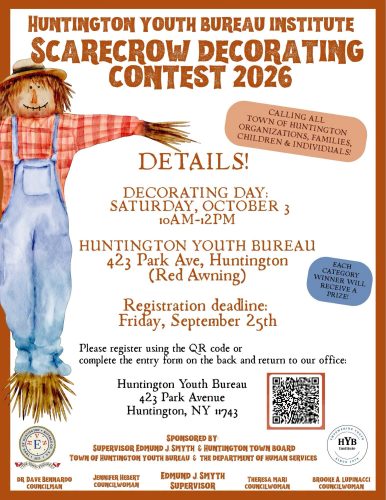 Huntington Youth Bureau Institute Scarecrow Decorating Contest 2026 – Free