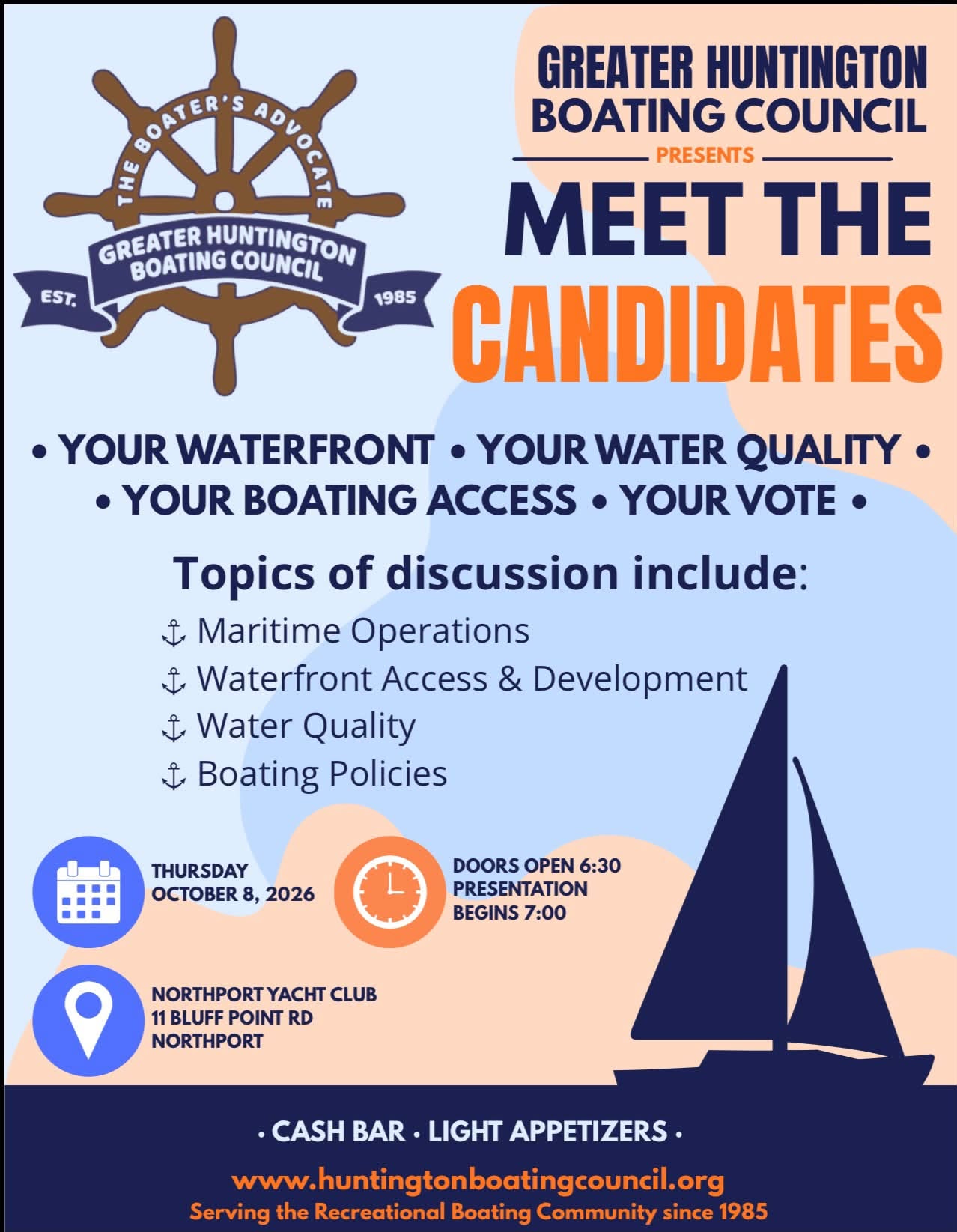 Greater Huntington Boating Council Meet the Candidates